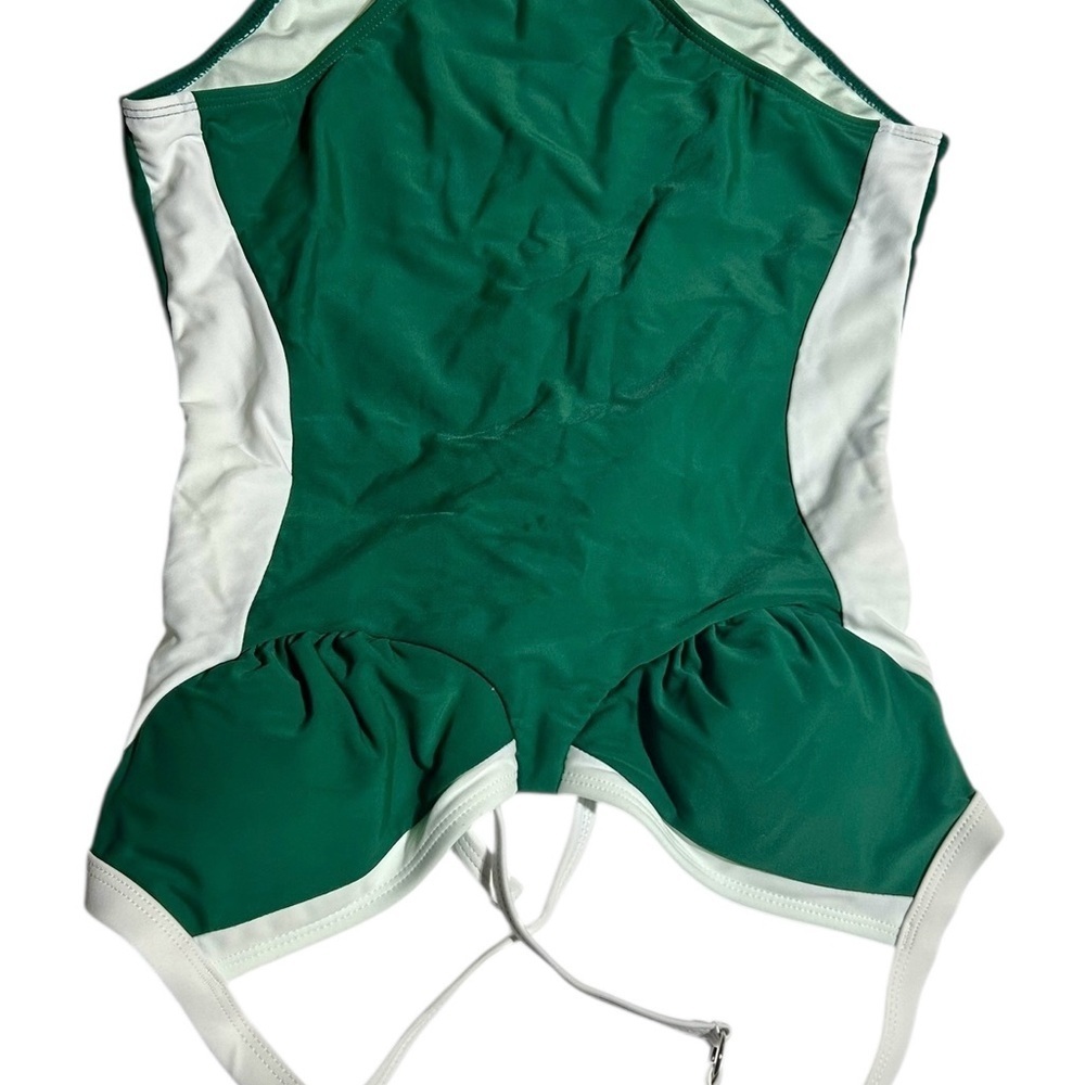 Waist-Cinch Wonder! One-Piece Swimsuit | Tummy Control + Crisscross Back | Size - Picture 4 of 6